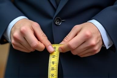 Tailor measuring fabric